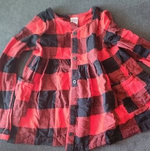 Toddler girls 4T shirt dress with pockets Carter's